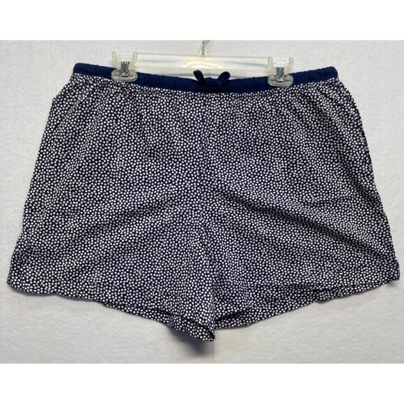 Carole Hochman Pants - Carole Hochman Pajama Sleep Shorts Cotton Blue White Women's Size Medium